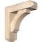 Ekena Millwork Imperial Craftsman Smooth Bracket w/ Offset Brace, Douglas Fir, 5 1/2"W x 18"D x 18"H BKT0604X18X18IMP04SDF - alternate 1
